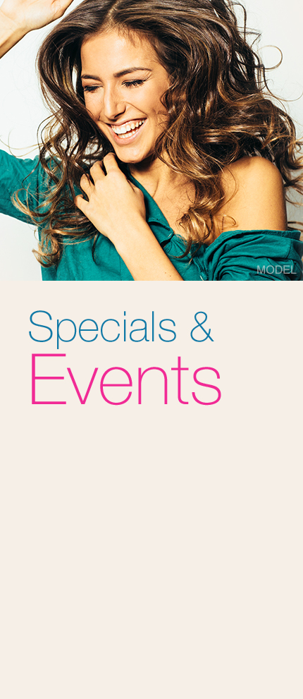 Specials & Events Model Smiling
